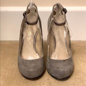 ALDO GYAL Grey Suede Pumps